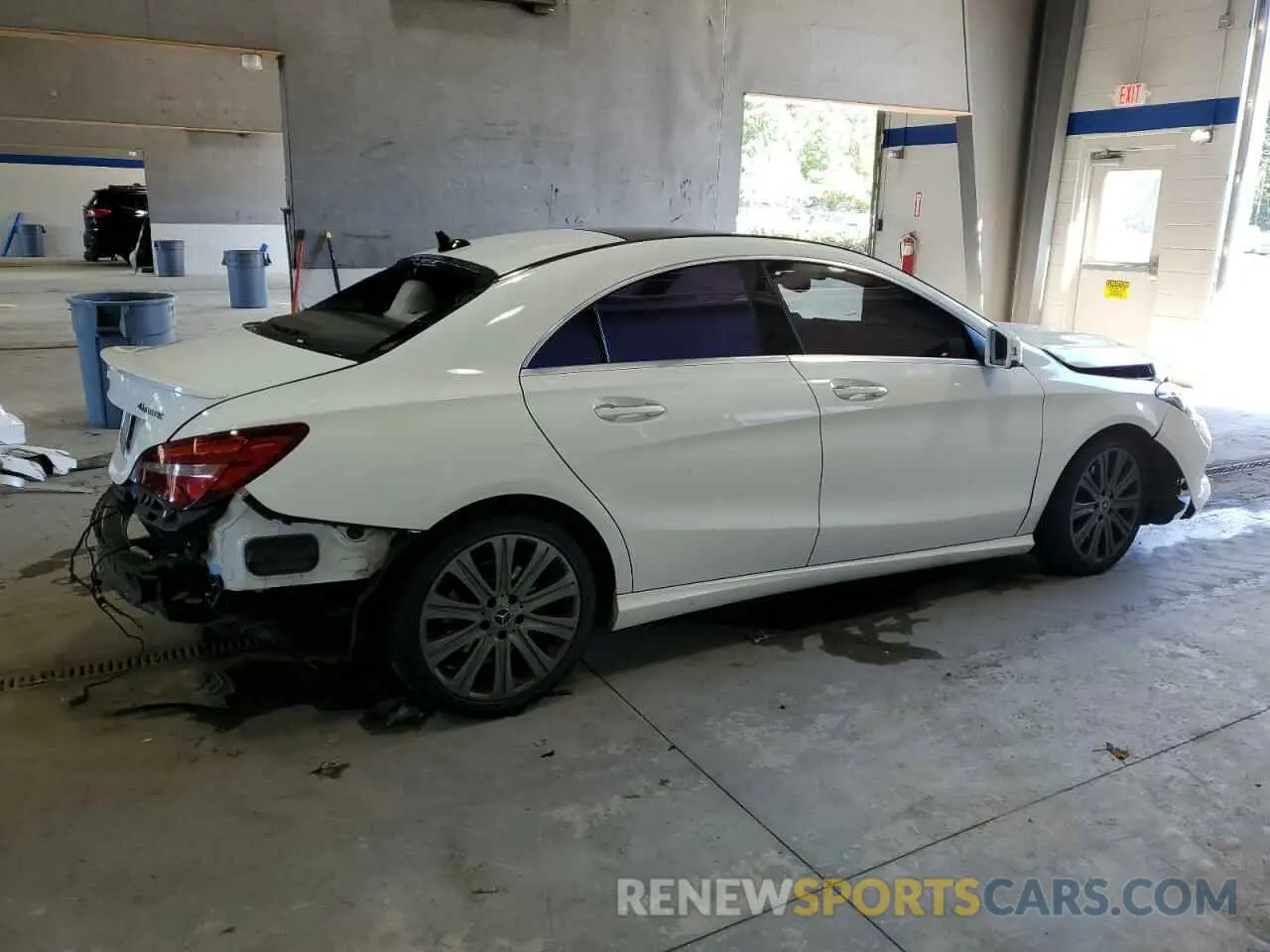 3 Photograph of a damaged car WDDSJ4GB1KN730497 MERCEDES-BENZ CLA-CLASS 2019