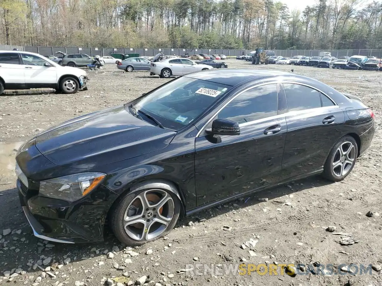 1 Photograph of a damaged car WDDSJ4GB1KN762267 MERCEDES-BENZ CLA-CLASS 2019