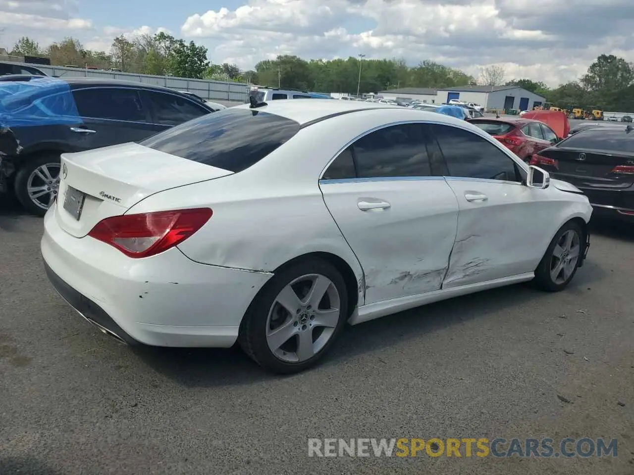 3 Photograph of a damaged car WDDSJ4GB2KN740407 MERCEDES-BENZ CLA-CLASS 2019
