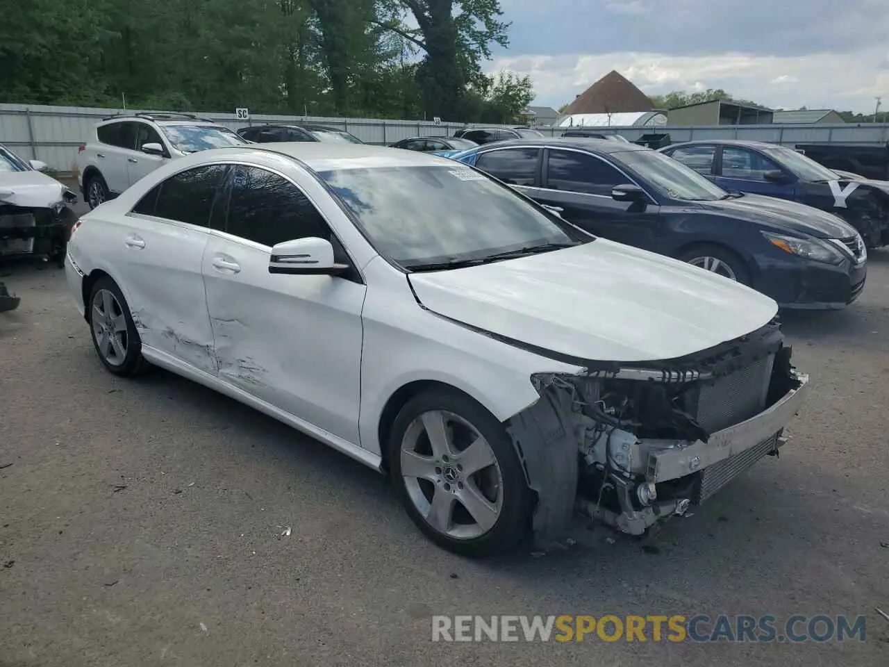 4 Photograph of a damaged car WDDSJ4GB2KN740407 MERCEDES-BENZ CLA-CLASS 2019