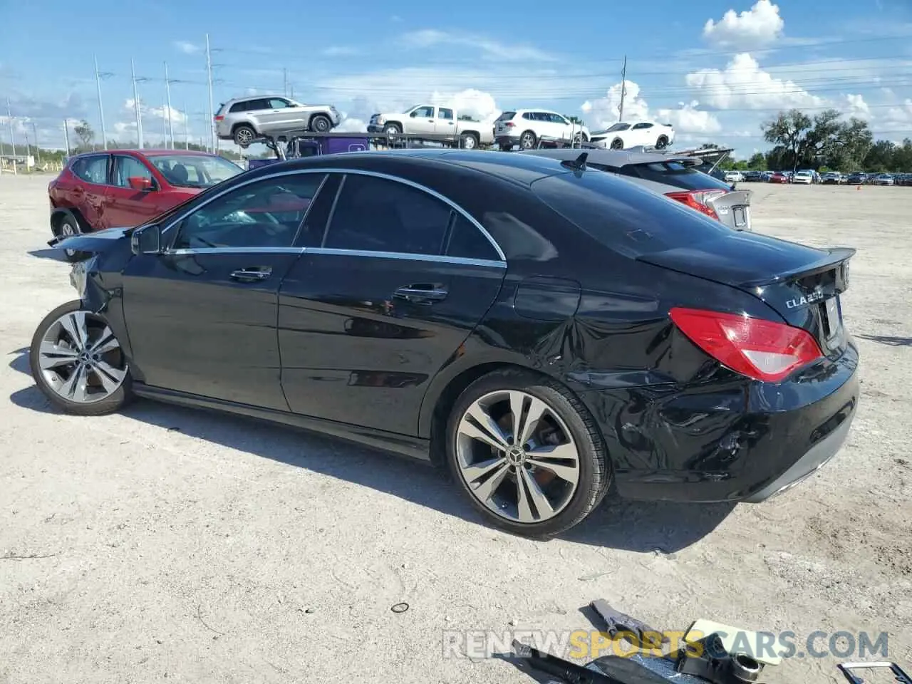 2 Photograph of a damaged car WDDSJ4GB2KN747874 MERCEDES-BENZ CLA-CLASS 2019