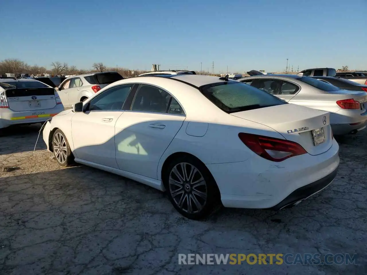 2 Photograph of a damaged car WDDSJ4GB3KN767079 MERCEDES-BENZ CLA-CLASS 2019