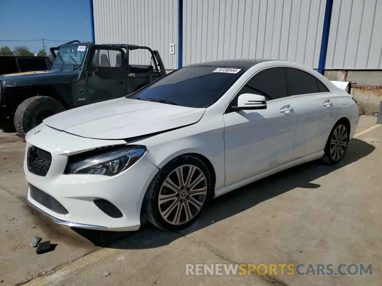 1 Photograph of a damaged car WDDSJ4GB4KN748976 MERCEDES-BENZ CLA-CLASS 2019