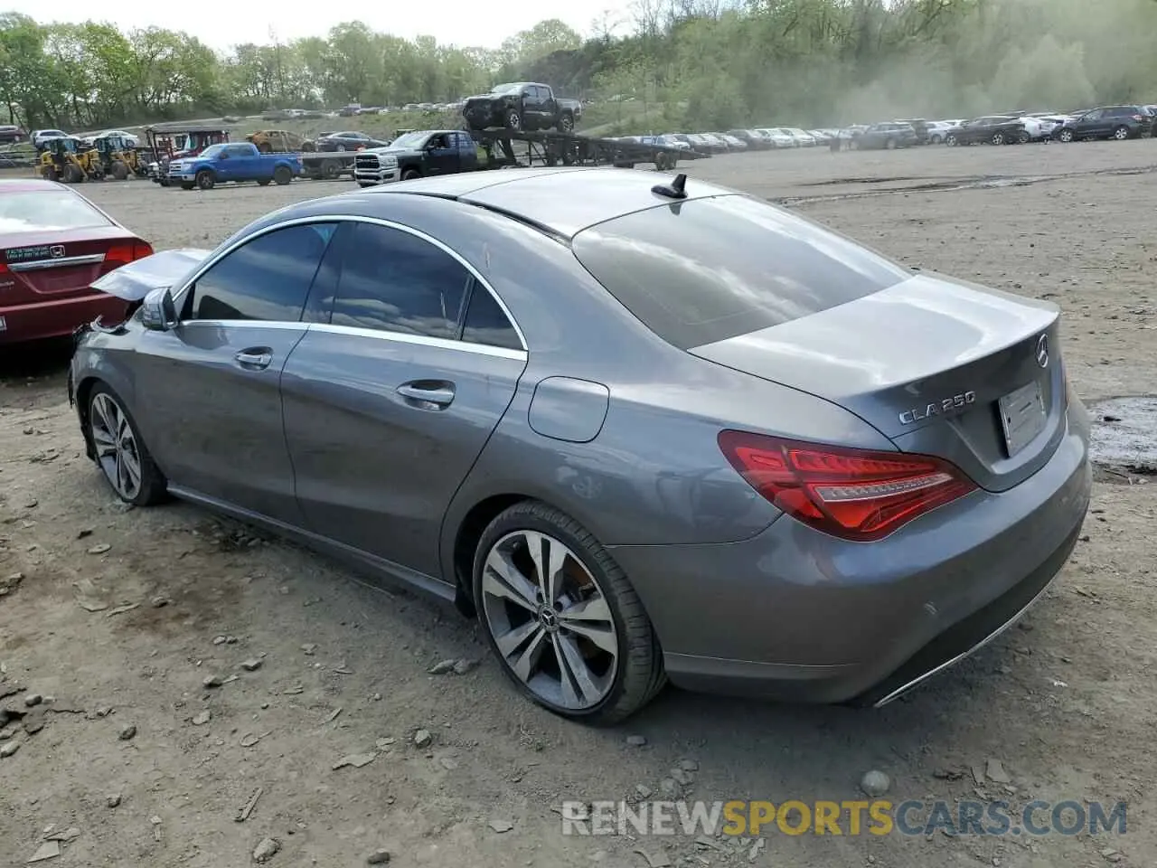 2 Photograph of a damaged car WDDSJ4GB6KN710679 MERCEDES-BENZ CLA-CLASS 2019