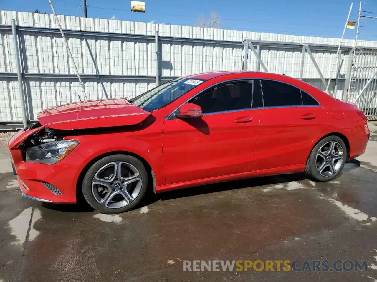 1 Photograph of a damaged car WDDSJ4GB6KN726705 MERCEDES-BENZ CLA-CLASS 2019