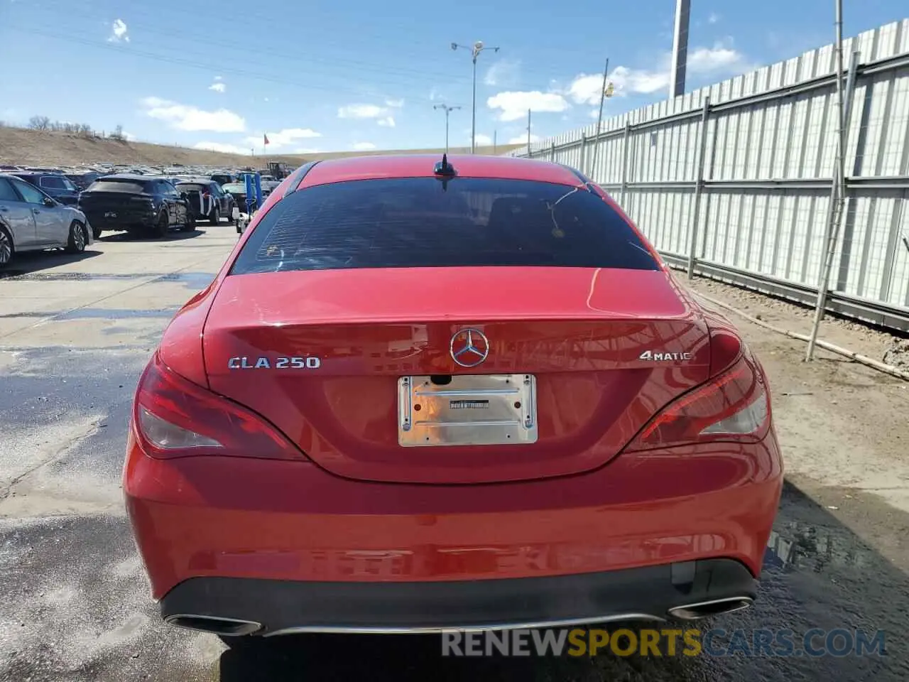 6 Photograph of a damaged car WDDSJ4GB6KN726705 MERCEDES-BENZ CLA-CLASS 2019