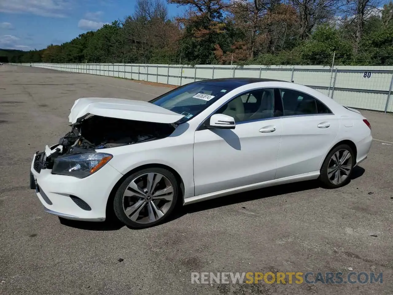 1 Photograph of a damaged car WDDSJ4GB7KN723523 MERCEDES-BENZ CLA-CLASS 2019