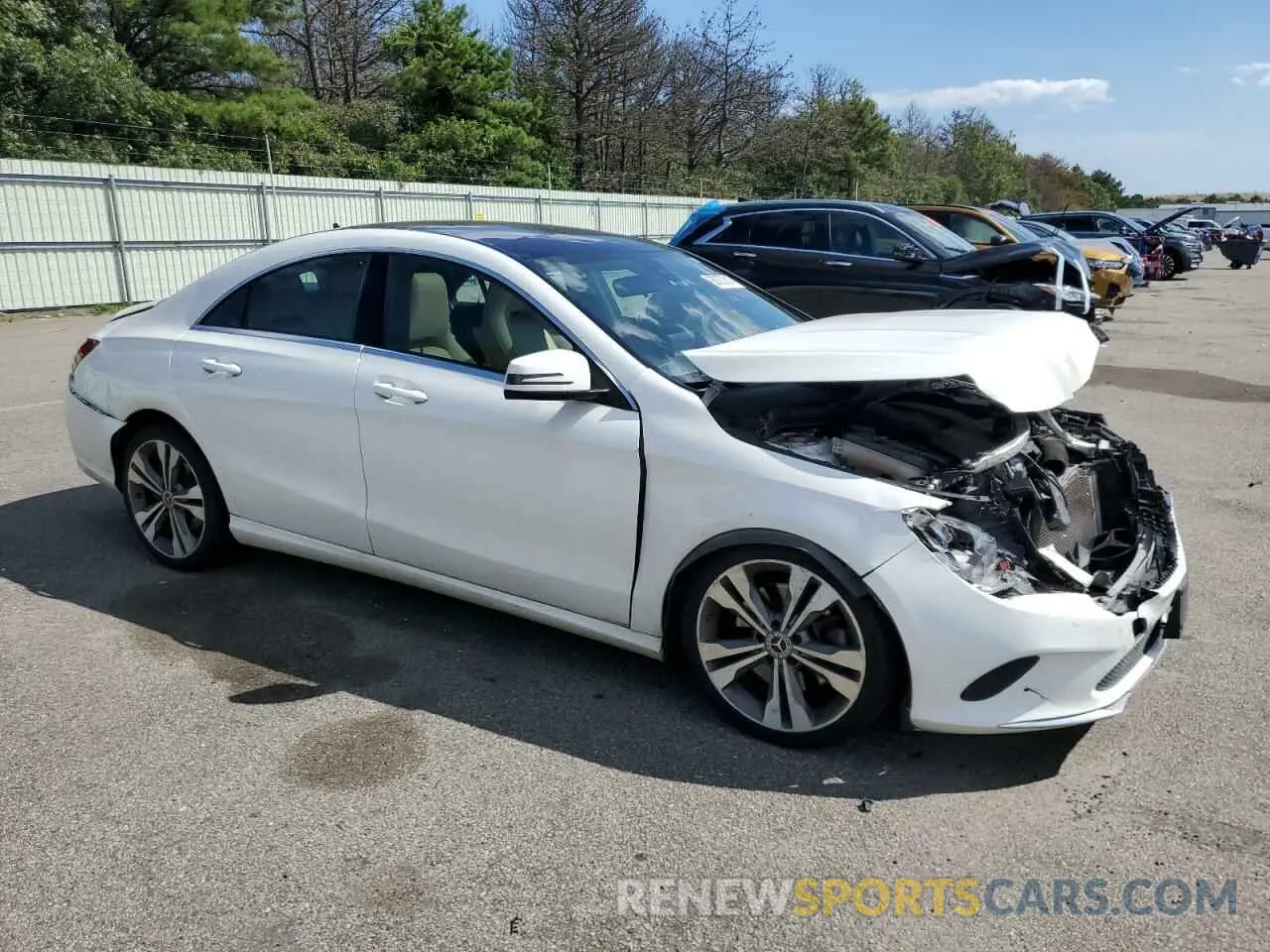 4 Photograph of a damaged car WDDSJ4GB7KN723523 MERCEDES-BENZ CLA-CLASS 2019