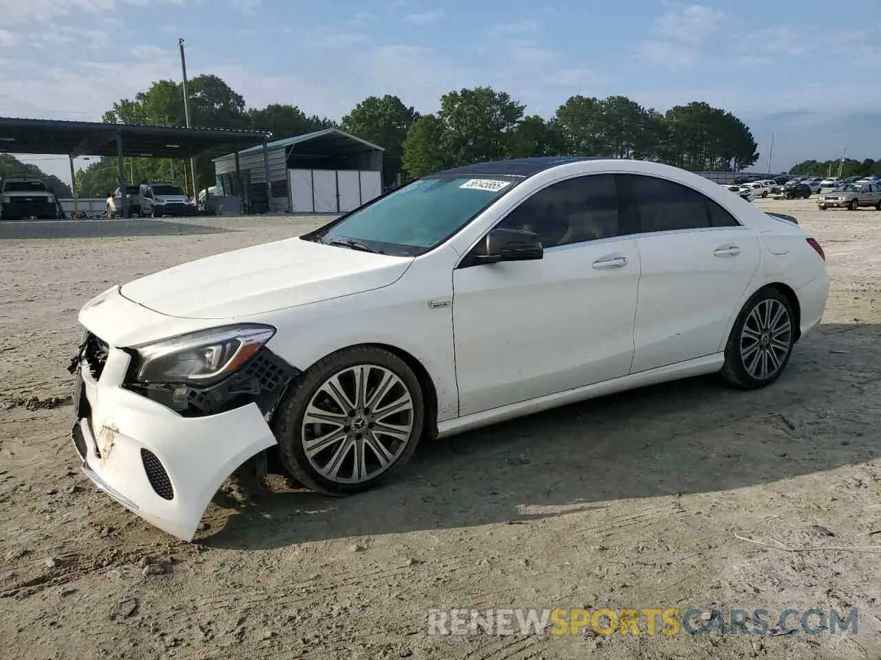 1 Photograph of a damaged car WDDSJ4GB7KN740001 MERCEDES-BENZ CLA-CLASS 2019