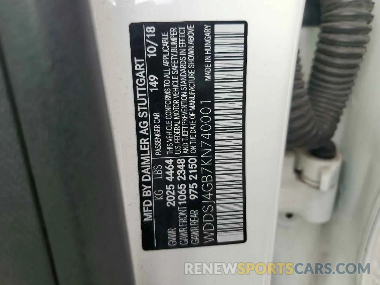 12 Photograph of a damaged car WDDSJ4GB7KN740001 MERCEDES-BENZ CLA-CLASS 2019