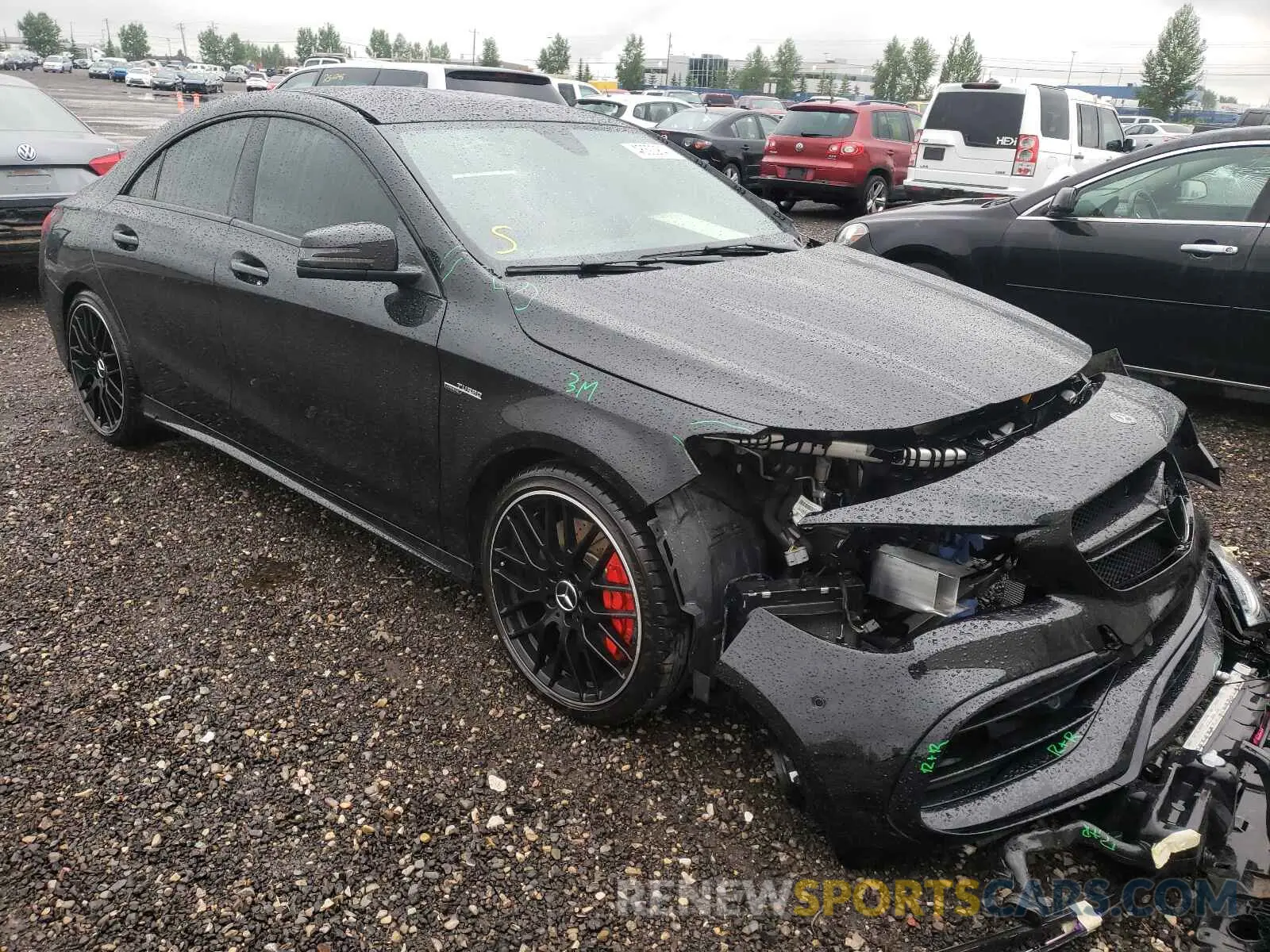 1 Photograph of a damaged car WDDSJ5CB0KN723973 MERCEDES-BENZ CLA-CLASS 2019
