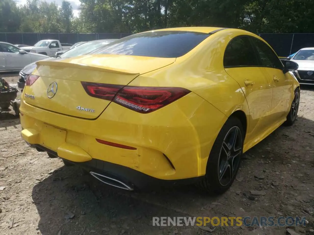 4 Фотография поврежденного автомобиля W1K5J4HB4LN088385 MERCEDES-BENZ CLA-CLASS 2020