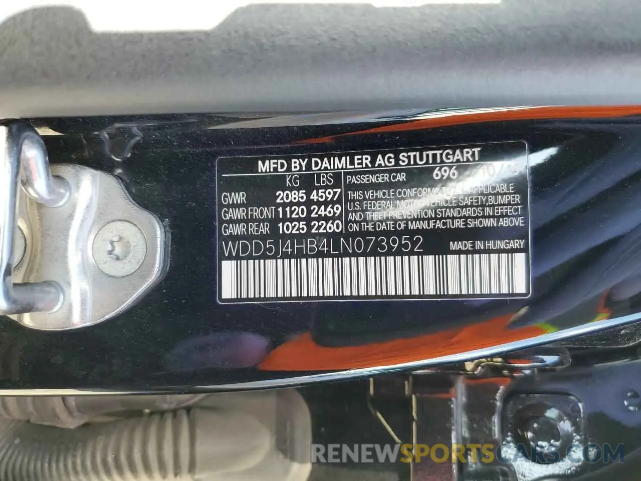 14 Photograph of a damaged car WDD5J4HB4LN073952 MERCEDES-BENZ CLA-CLASS 2020