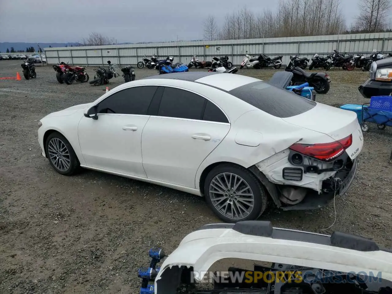 2 Фотография поврежденного автомобиля W1K5J4GB1MN181691 MERCEDES-BENZ CLA-CLASS 2021