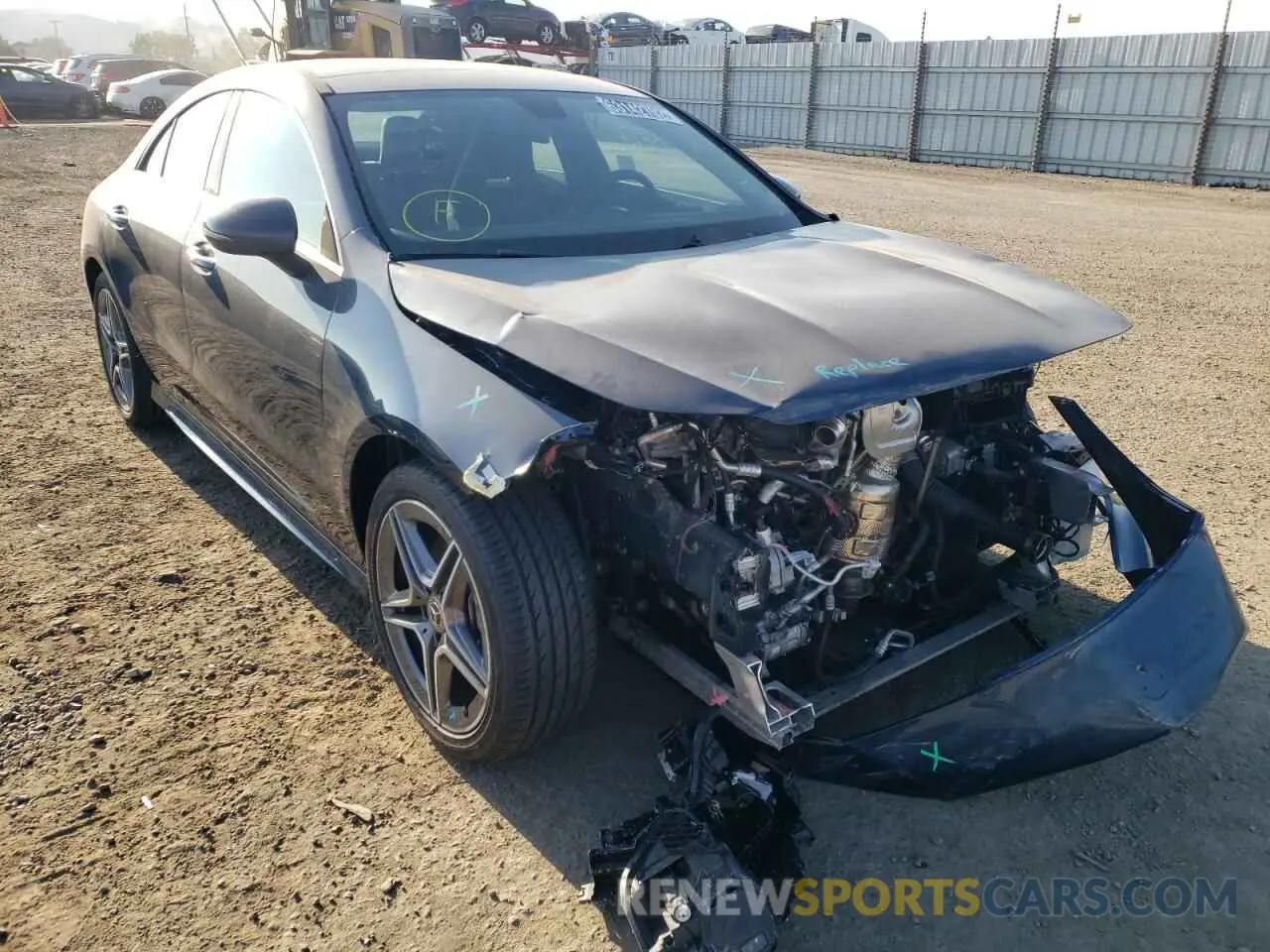 1 Фотография поврежденного автомобиля W1K5J4GB9MN164766 MERCEDES-BENZ CLA-CLASS 2021