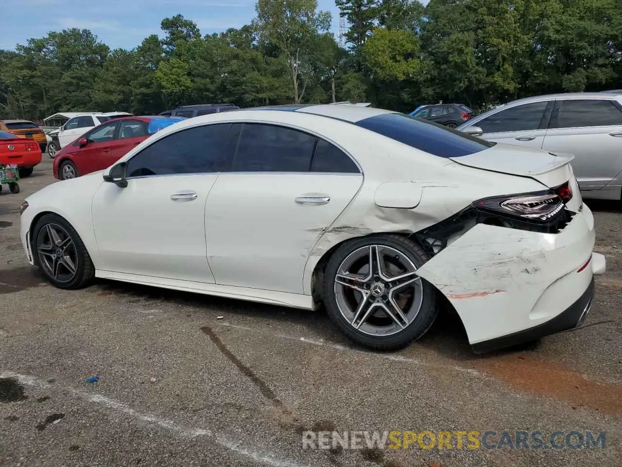 2 Photograph of a damaged car W1K5J4HB0MN165139 MERCEDES-BENZ CLA-CLASS 2021