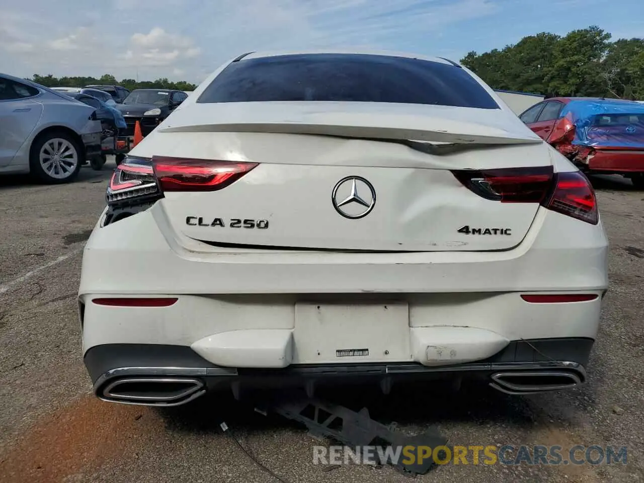 6 Photograph of a damaged car W1K5J4HB0MN165139 MERCEDES-BENZ CLA-CLASS 2021