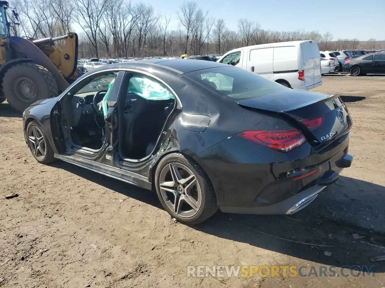 2 Photograph of a damaged car W1K5J4HB4MN167234 MERCEDES-BENZ CLA-CLASS 2021