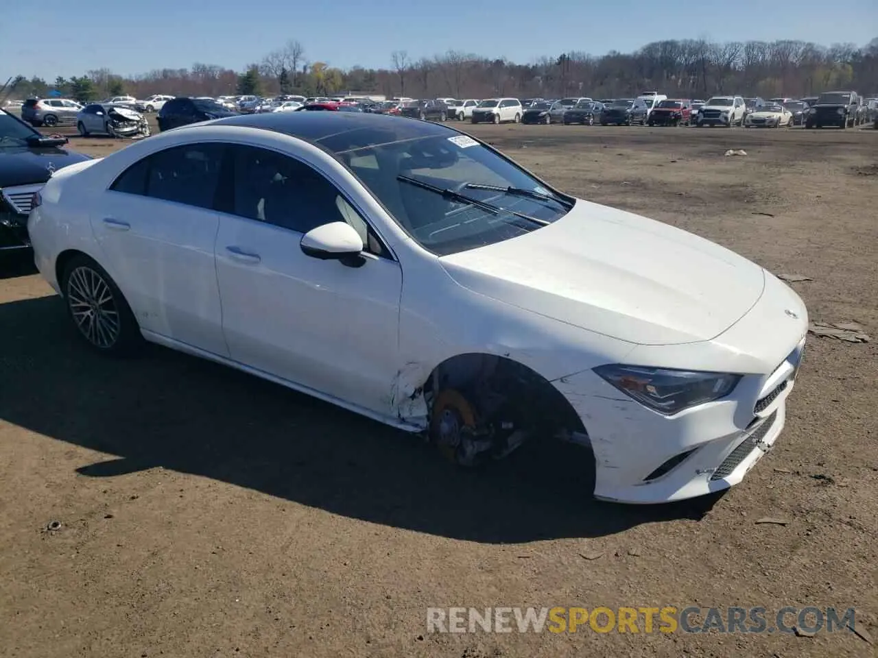 4 Photograph of a damaged car W1K5J4HB5MN187380 MERCEDES-BENZ CLA-CLASS 2021