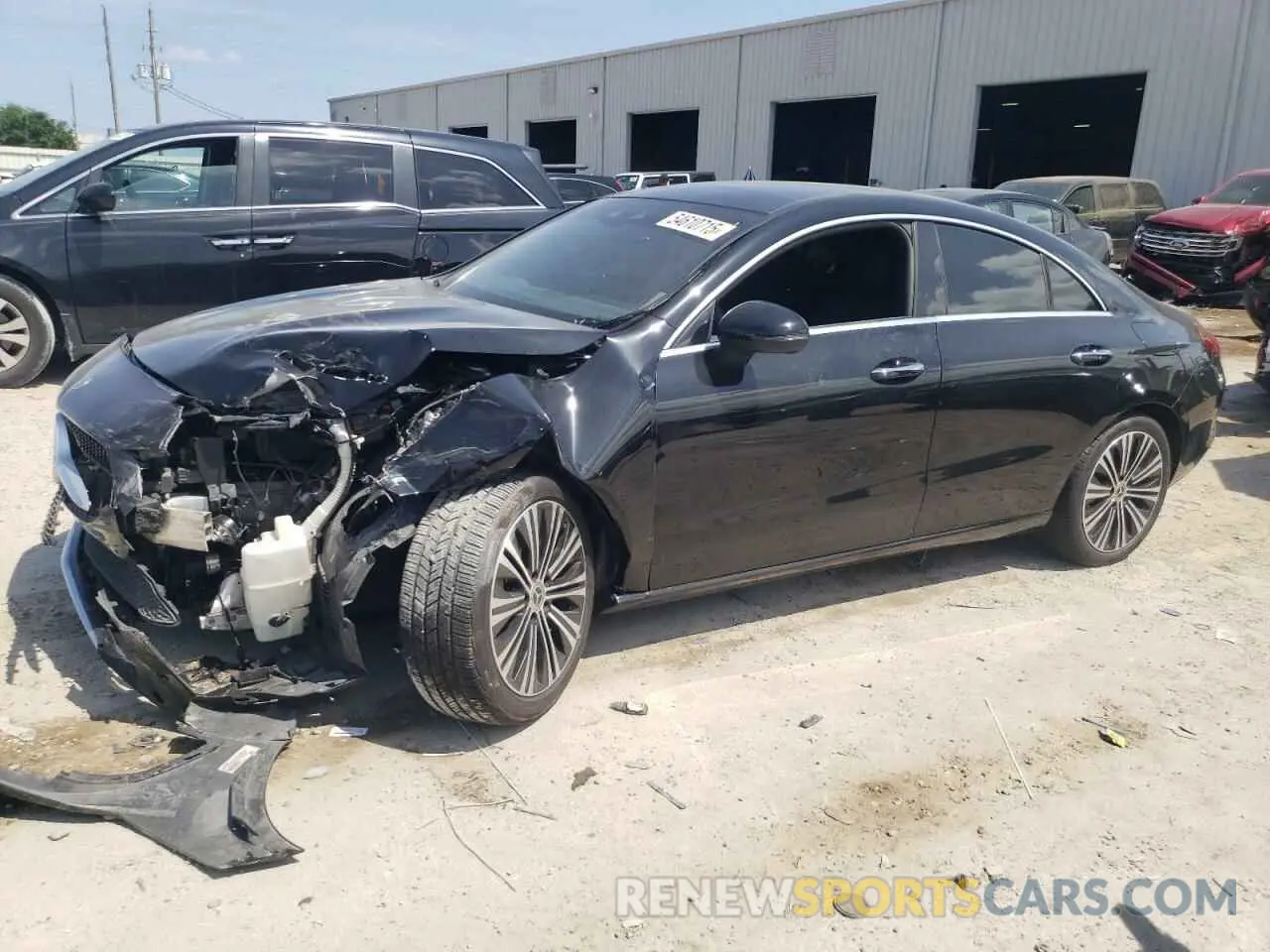 1 Photograph of a damaged car W1K5J4HB5MN187394 MERCEDES-BENZ CLA-CLASS 2021