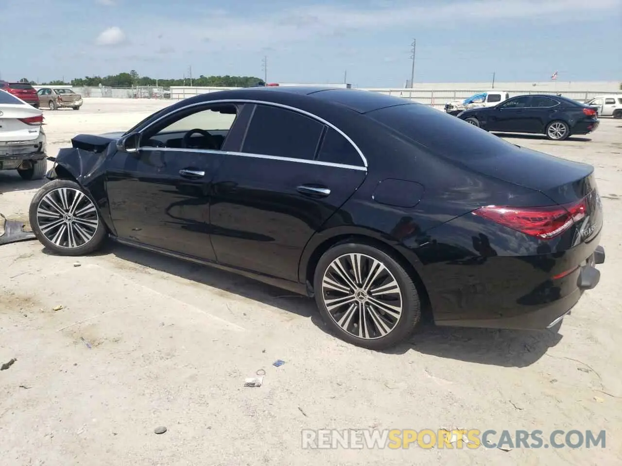 2 Photograph of a damaged car W1K5J4HB5MN187394 MERCEDES-BENZ CLA-CLASS 2021