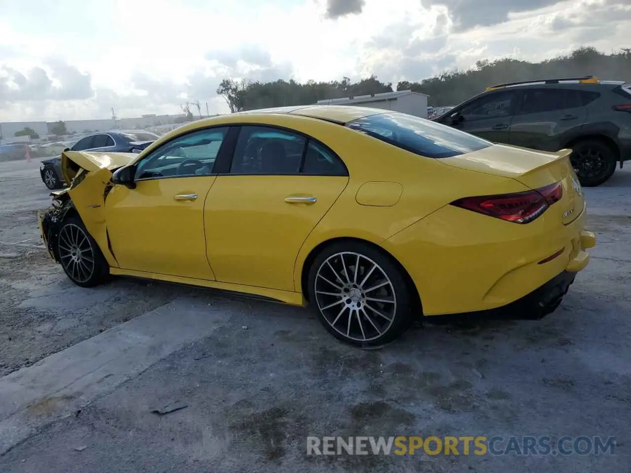 2 Photograph of a damaged car W1K5J5BB6MN168772 MERCEDES-BENZ CLA-CLASS 2021