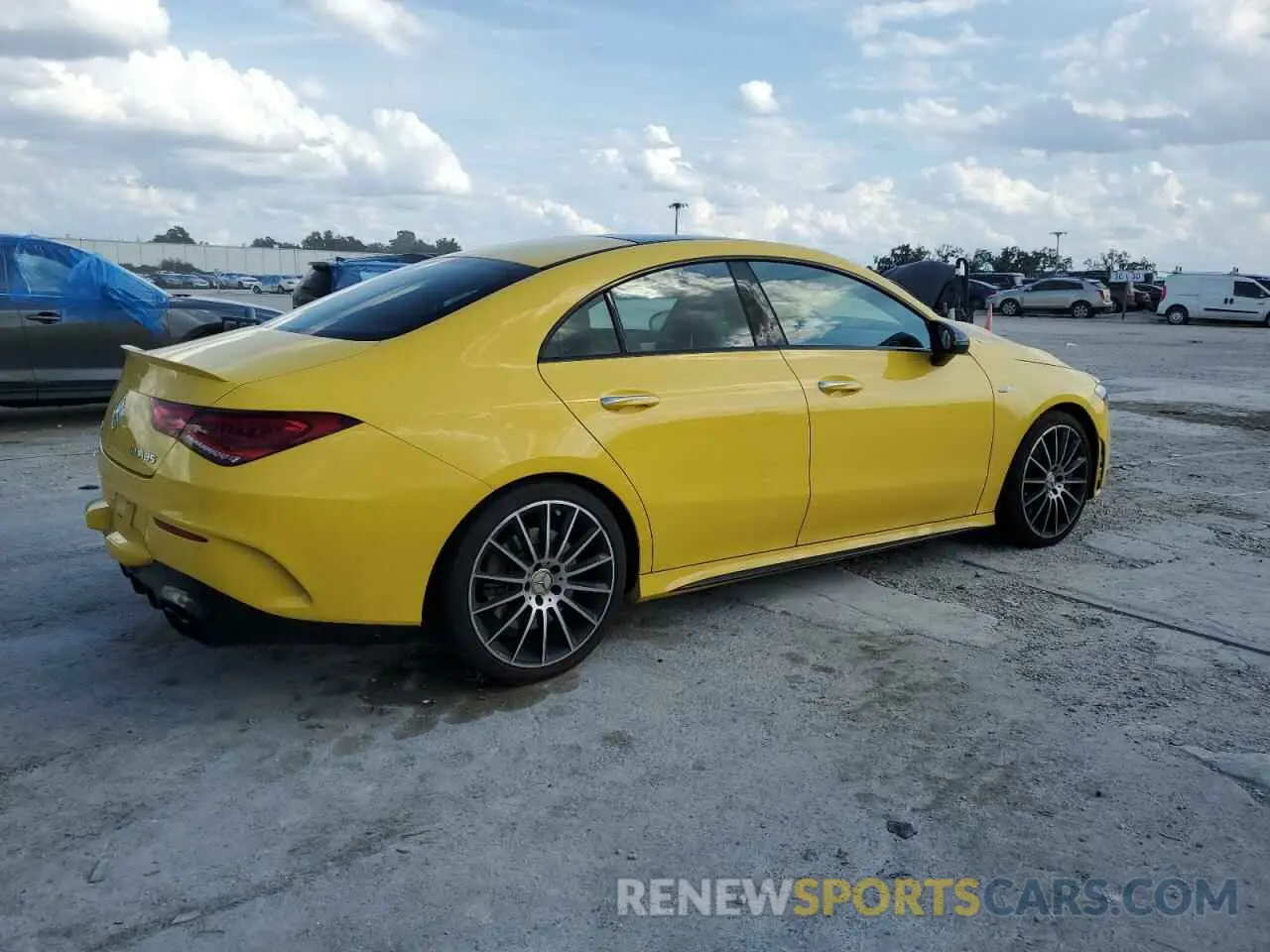 3 Photograph of a damaged car W1K5J5BB6MN168772 MERCEDES-BENZ CLA-CLASS 2021