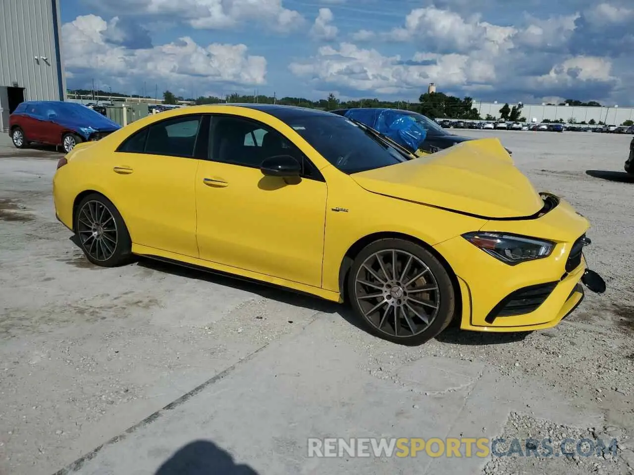 4 Photograph of a damaged car W1K5J5BB6MN168772 MERCEDES-BENZ CLA-CLASS 2021
