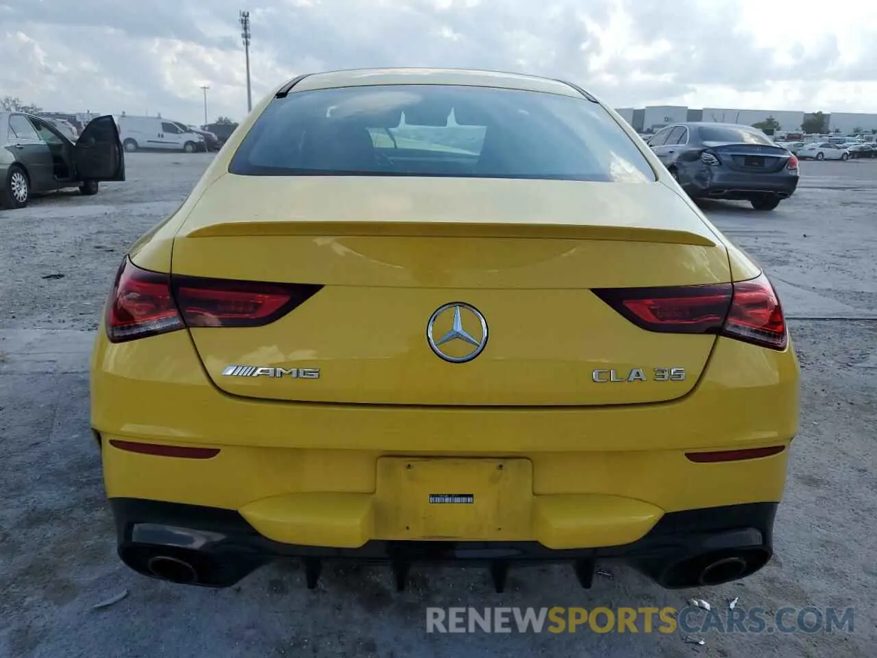 6 Photograph of a damaged car W1K5J5BB6MN168772 MERCEDES-BENZ CLA-CLASS 2021