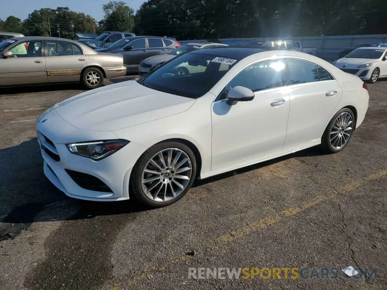 1 Photograph of a damaged car W1K5J4GB1NN323569 MERCEDES-BENZ CLA-CLASS 2022