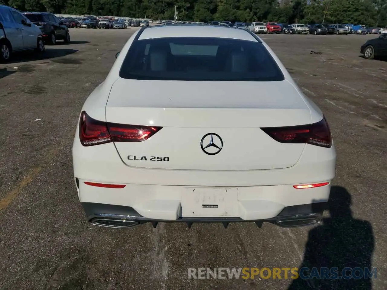 6 Photograph of a damaged car W1K5J4GB1NN323569 MERCEDES-BENZ CLA-CLASS 2022