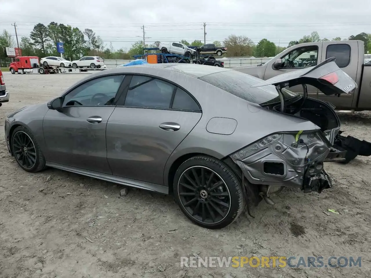 2 Photograph of a damaged car W1K5J4GB2NN295300 MERCEDES-BENZ CLA-CLASS 2022