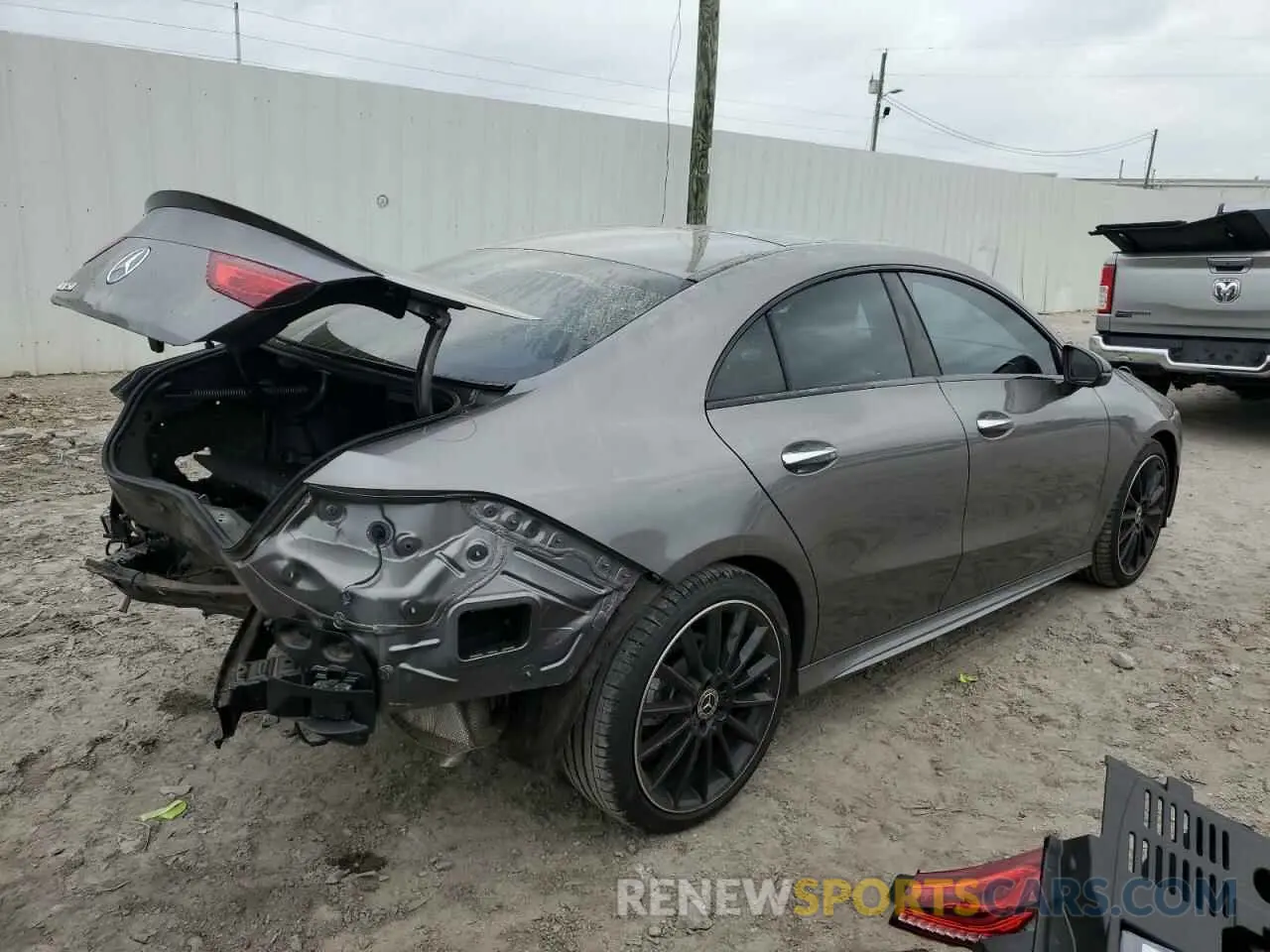 3 Photograph of a damaged car W1K5J4GB2NN295300 MERCEDES-BENZ CLA-CLASS 2022