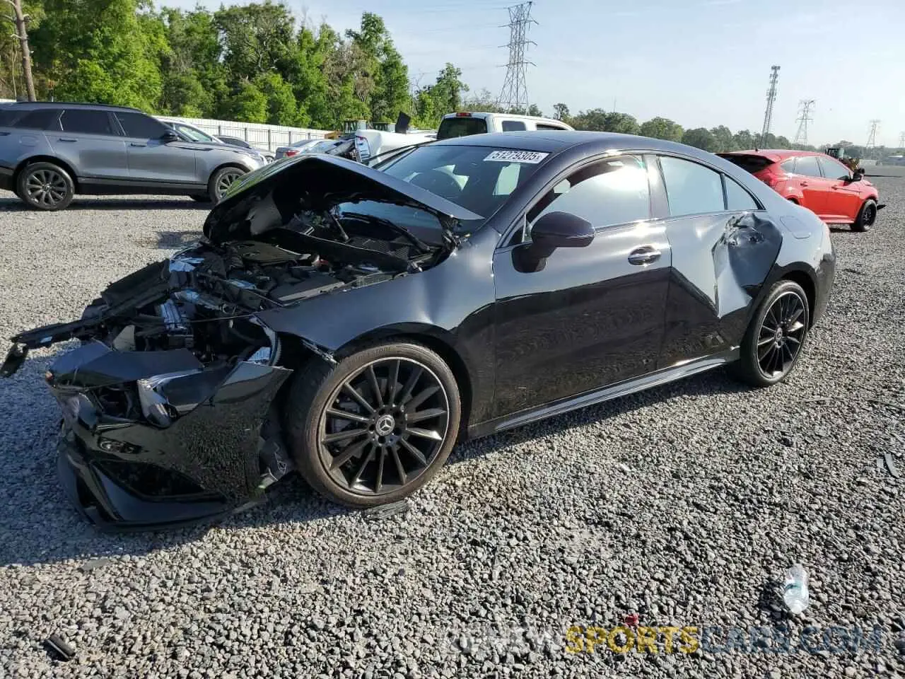 1 Photograph of a damaged car W1K5J4GB4NN293323 MERCEDES-BENZ CLA-CLASS 2022