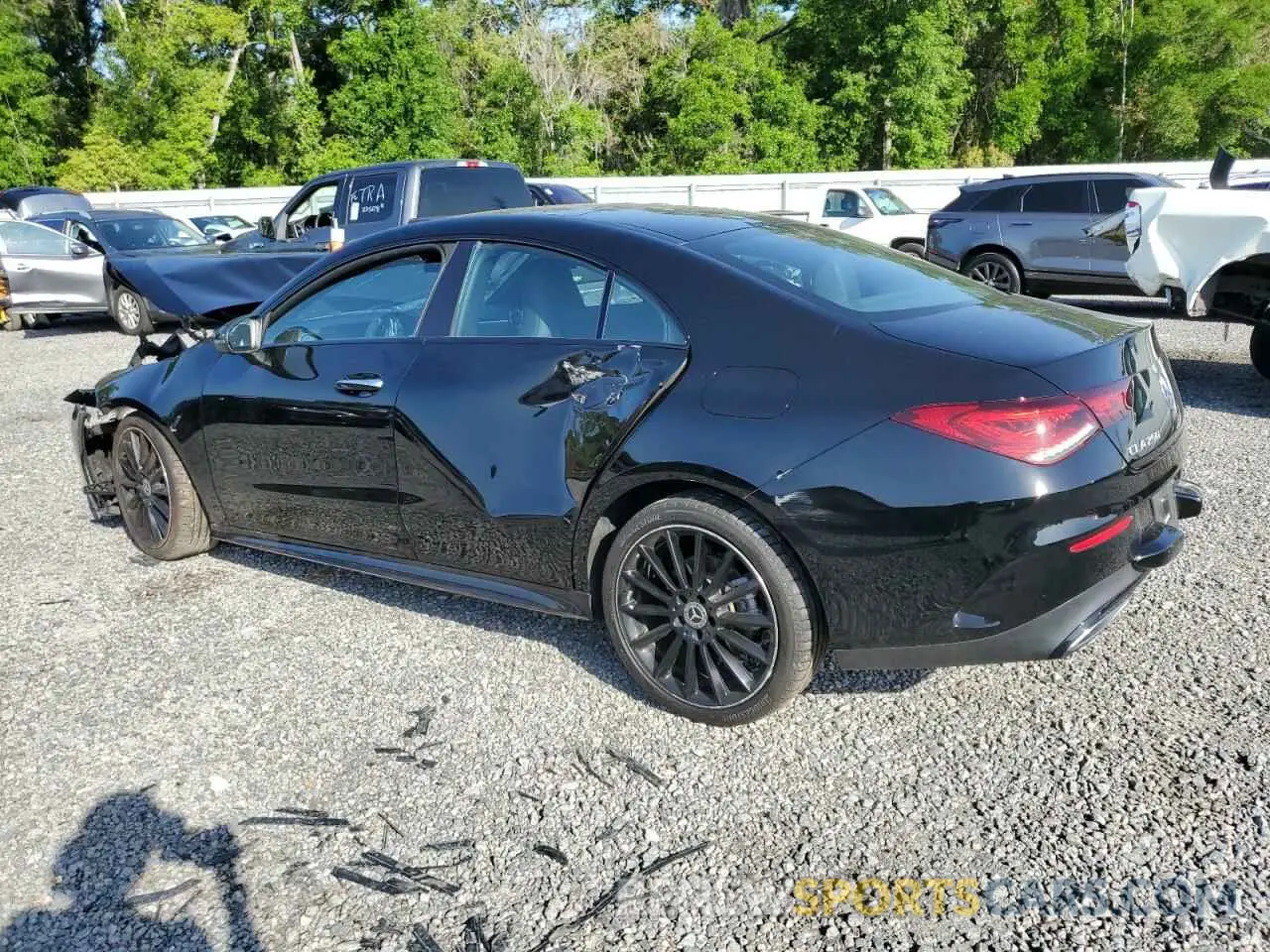 2 Photograph of a damaged car W1K5J4GB4NN293323 MERCEDES-BENZ CLA-CLASS 2022