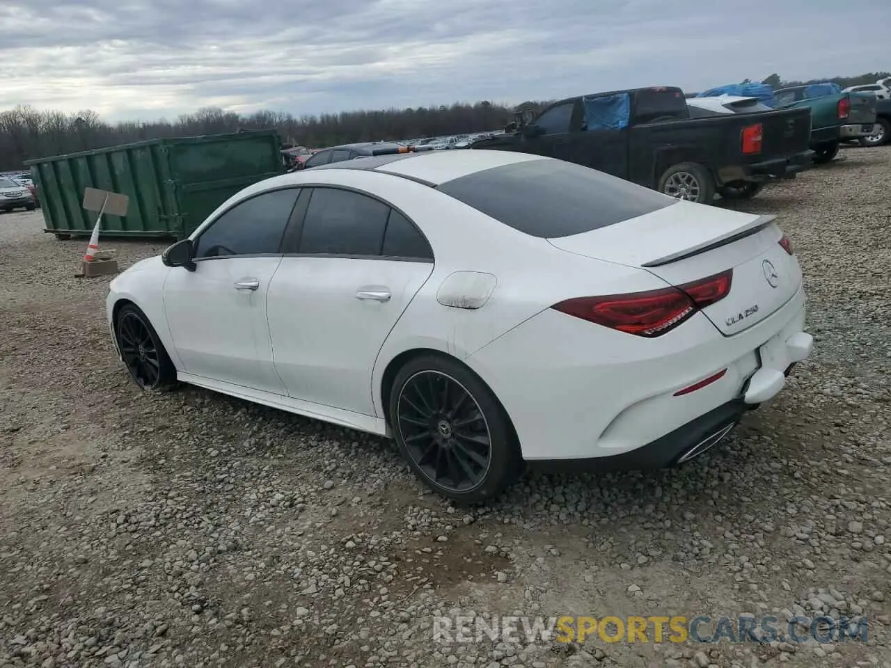 2 Photograph of a damaged car W1K5J4GB9NN264397 MERCEDES-BENZ CLA-CLASS 2022