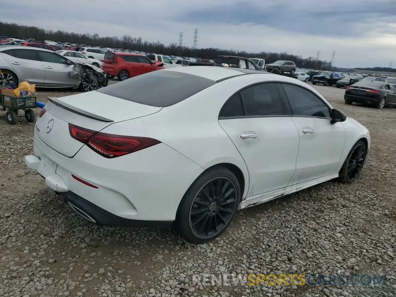 3 Photograph of a damaged car W1K5J4GB9NN264397 MERCEDES-BENZ CLA-CLASS 2022