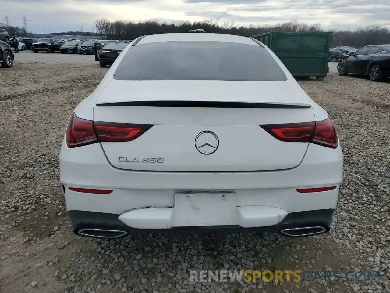 6 Photograph of a damaged car W1K5J4GB9NN264397 MERCEDES-BENZ CLA-CLASS 2022