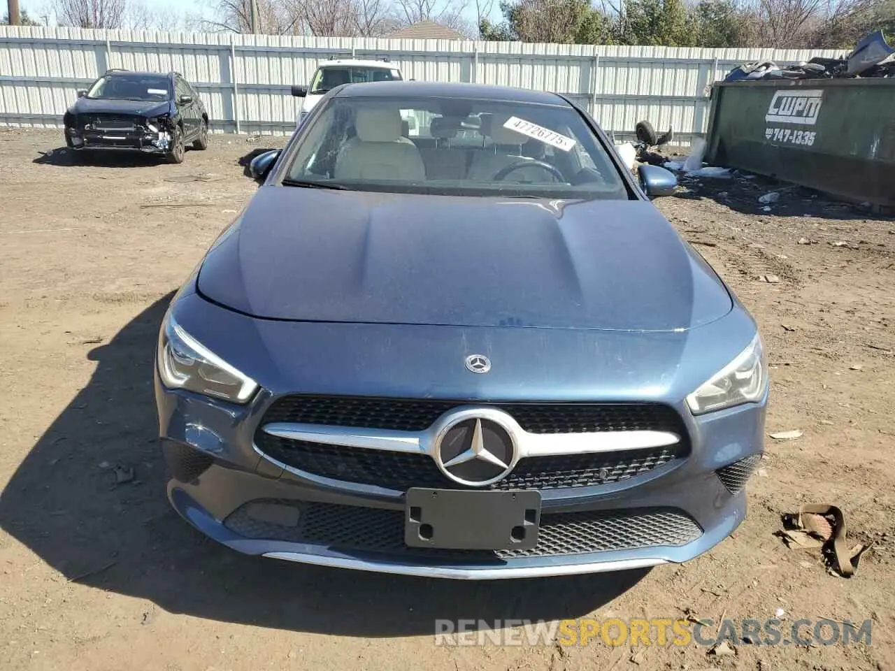 5 Фотография поврежденного автомобиля W1K5J4HB5NN253508 MERCEDES-BENZ CLA-CLASS 2022