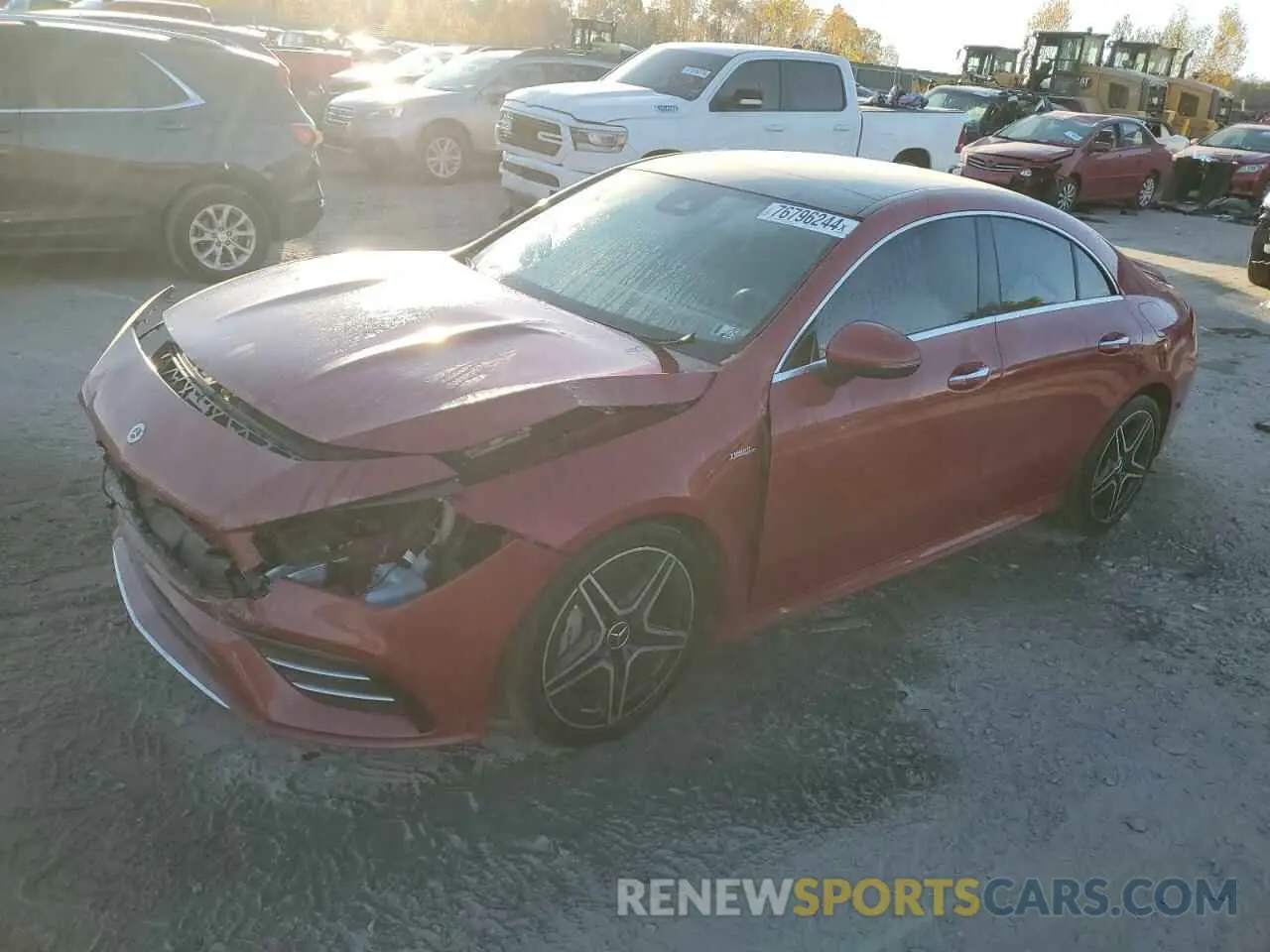 1 Photograph of a damaged car W1K5J5BB1NN287234 MERCEDES-BENZ CLA-CLASS 2022