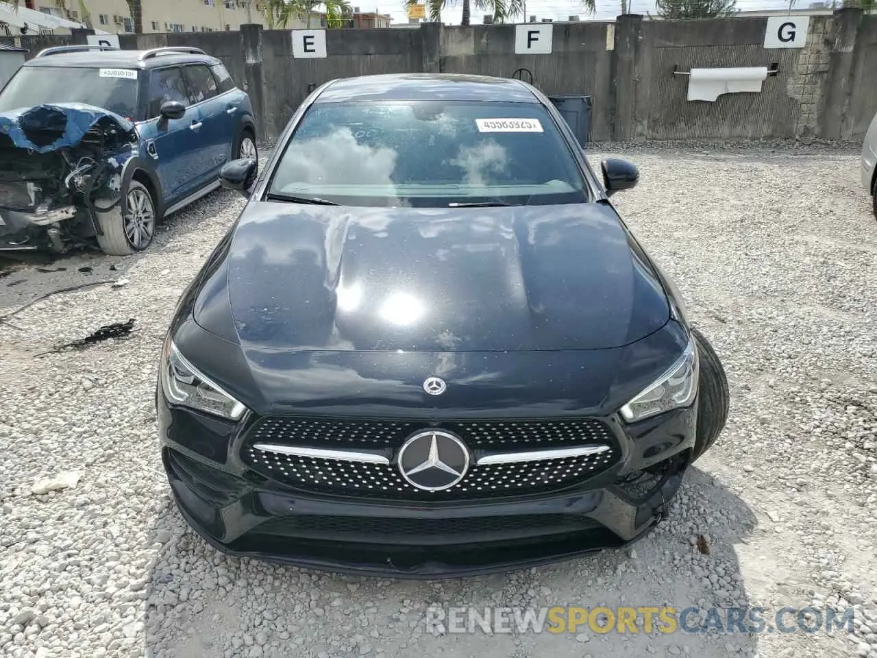 5 Фотография поврежденного автомобиля W1K5J4GB5PN370400 MERCEDES-BENZ CLA-CLASS 2023