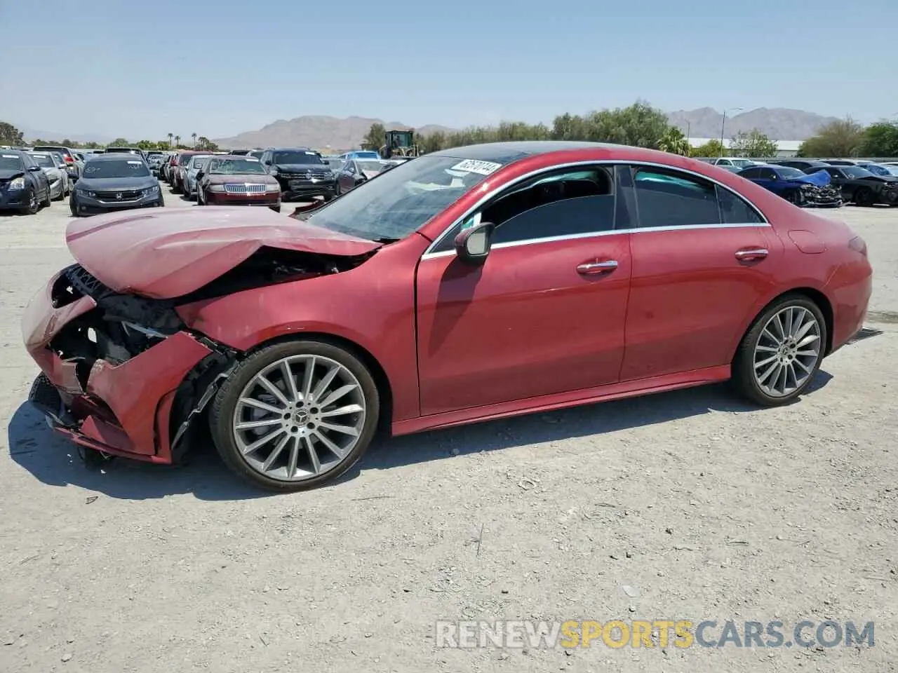 1 Photograph of a damaged car W1K5J4GB9PN330675 MERCEDES-BENZ CLA-CLASS 2023