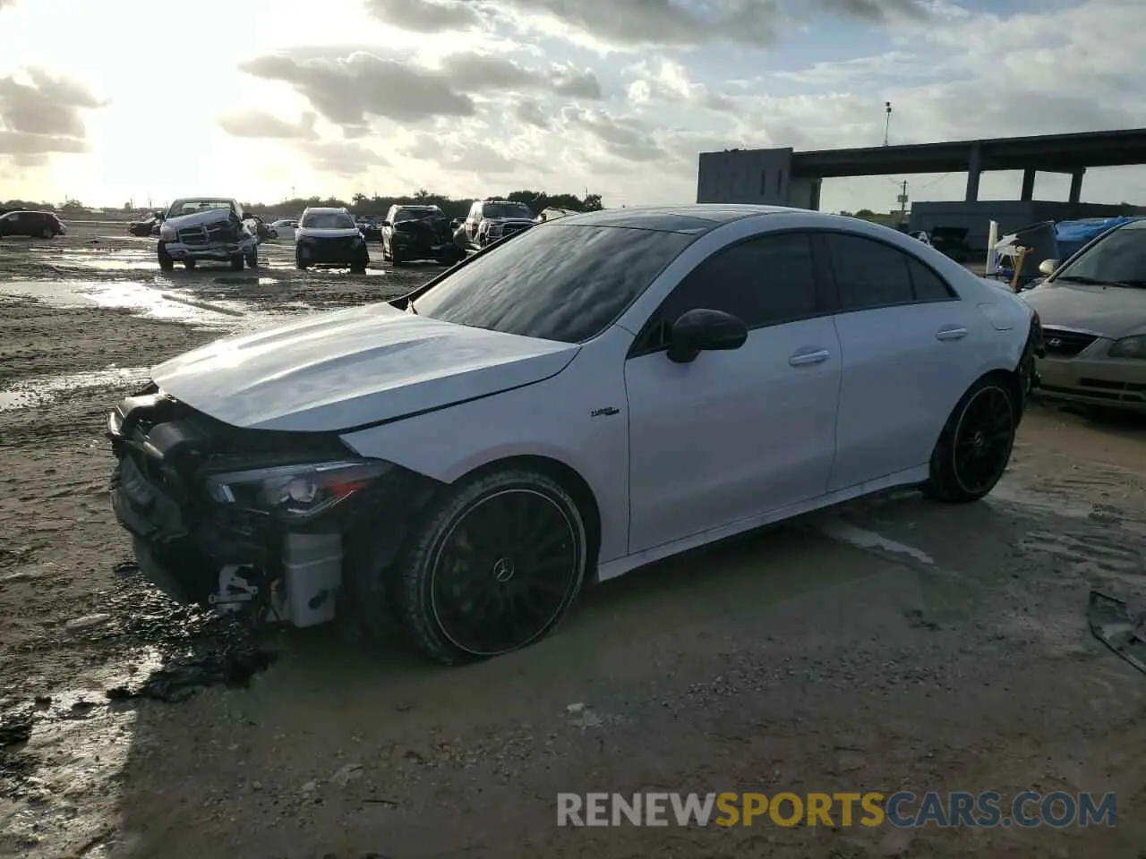 1 Photograph of a damaged car W1K5J5BB0PN408872 MERCEDES-BENZ CLA-CLASS 2023