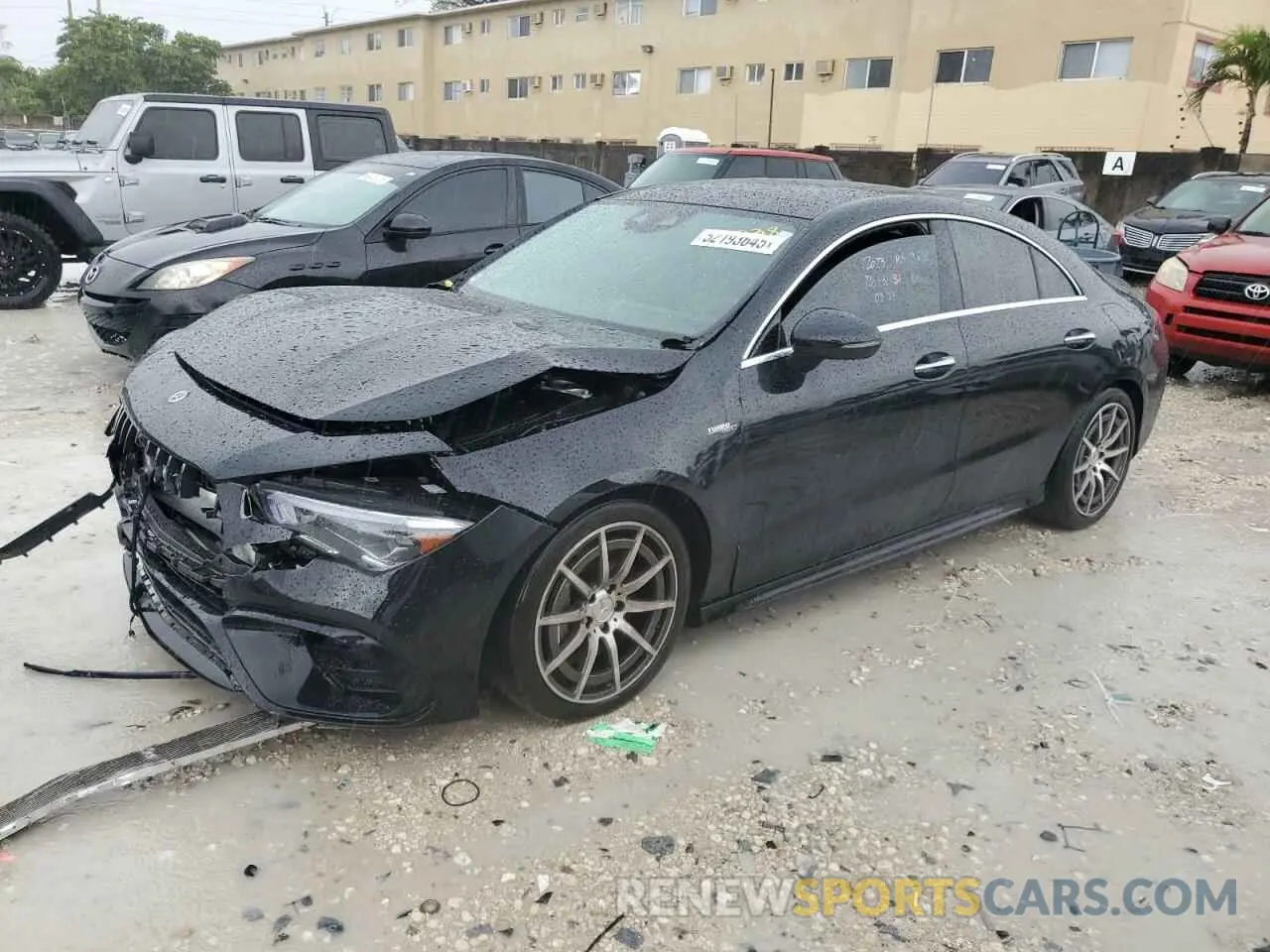 1 Photograph of a damaged car W1K5J5DB9PN414523 MERCEDES-BENZ CLA-CLASS 2023