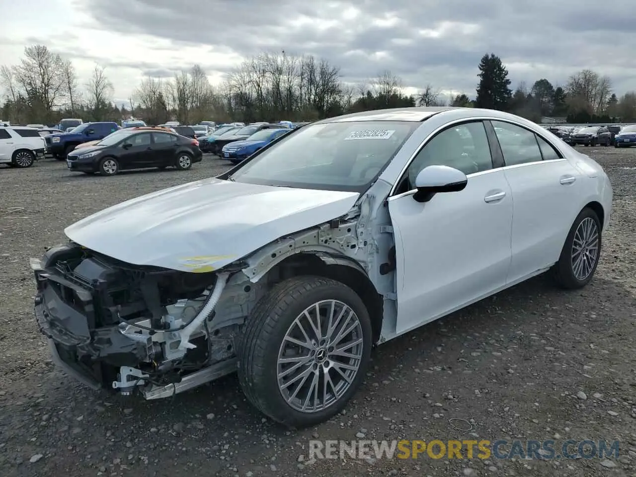 1 Photograph of a damaged car W1K5J4HB1RN450181 MERCEDES-BENZ CLA-CLASS 2024