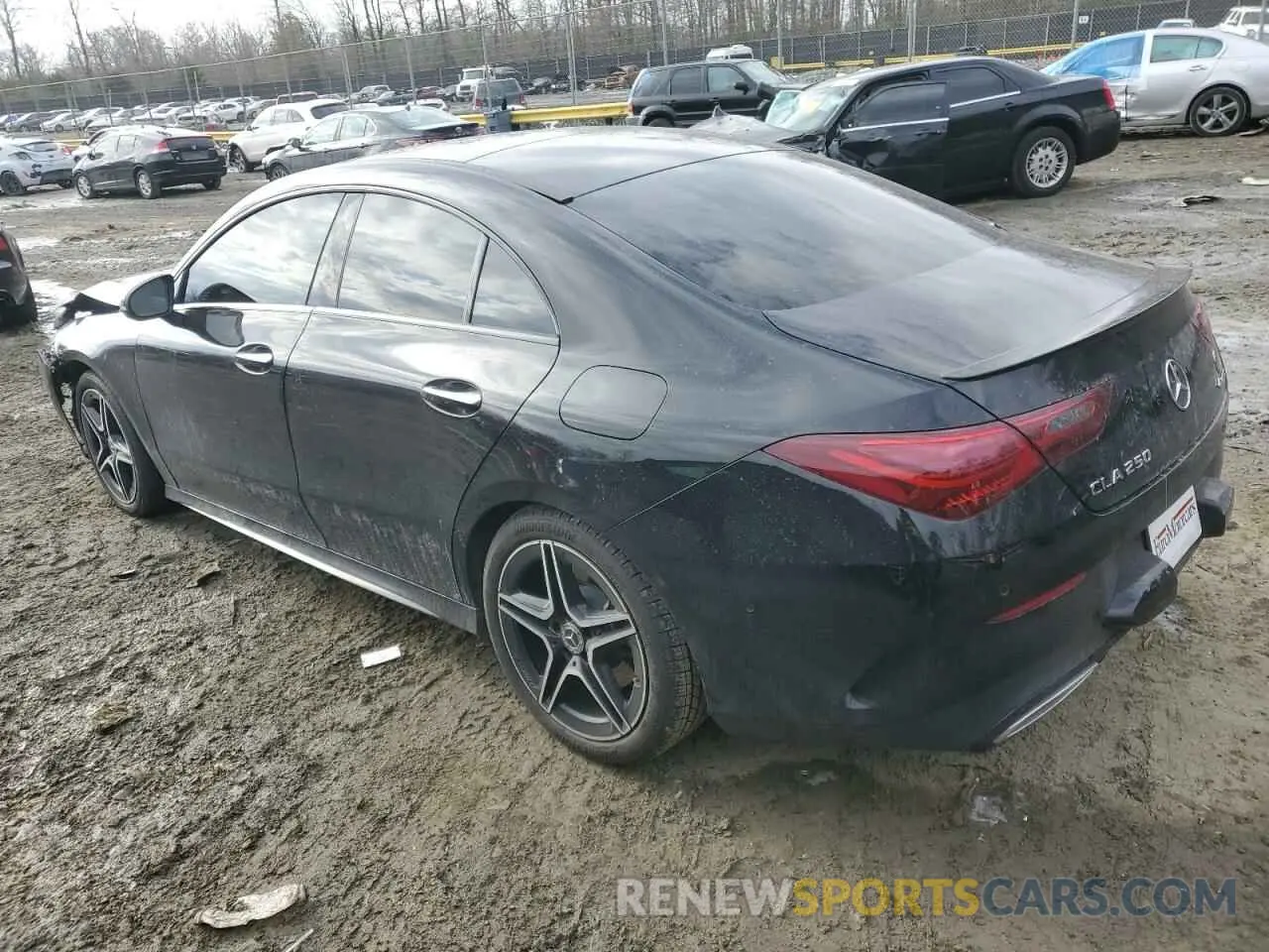 2 Фотография поврежденного автомобиля W1K5J4HB5RN454962 MERCEDES-BENZ CLA-CLASS 2024