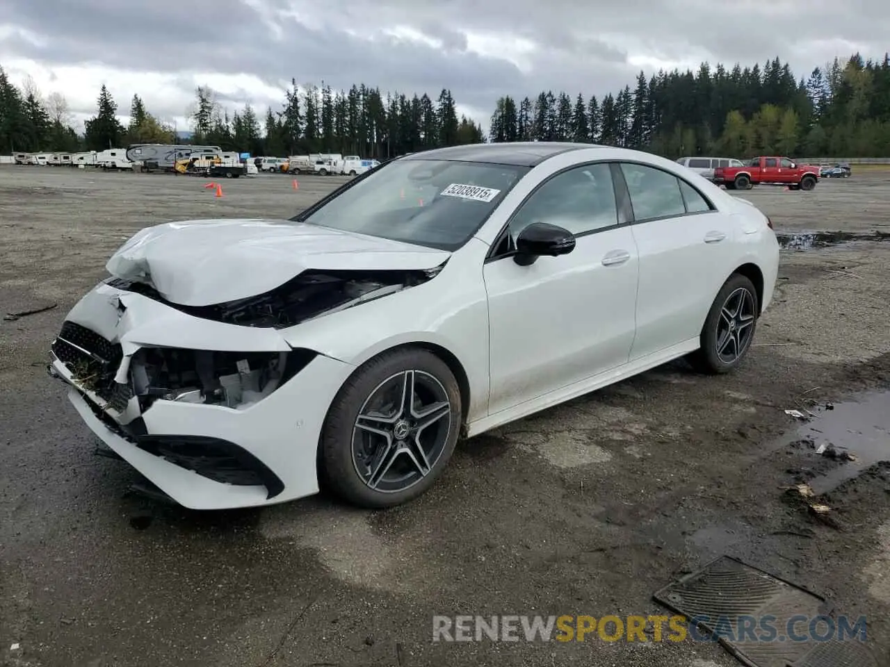 1 Photograph of a damaged car W1K5J4HB8RN479208 MERCEDES-BENZ CLA-CLASS 2024
