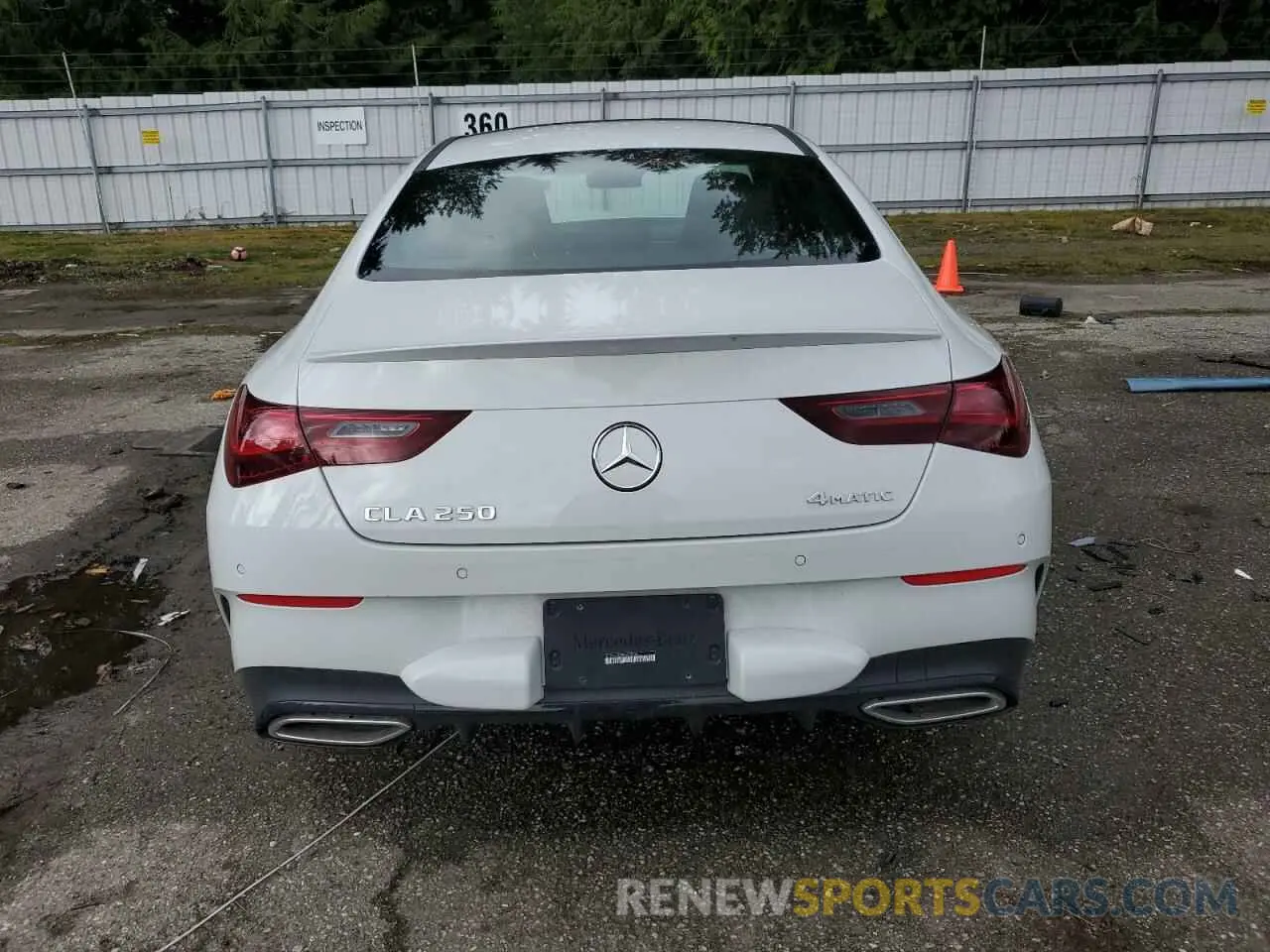 6 Photograph of a damaged car W1K5J4HB8RN479208 MERCEDES-BENZ CLA-CLASS 2024