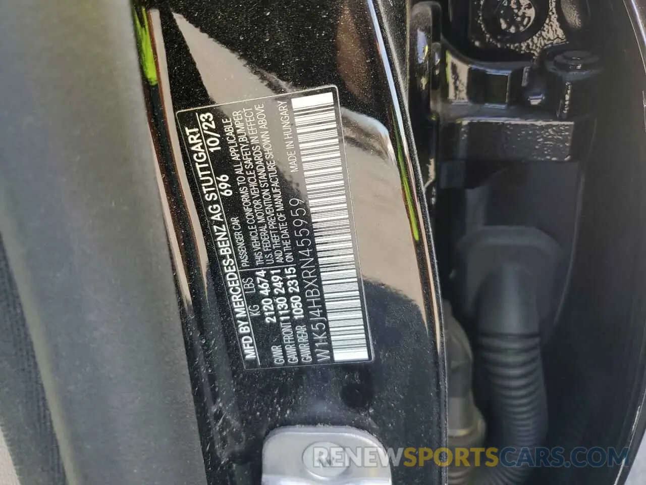 12 Photograph of a damaged car W1K5J4HBXRN455959 MERCEDES-BENZ CLA-CLASS 2024