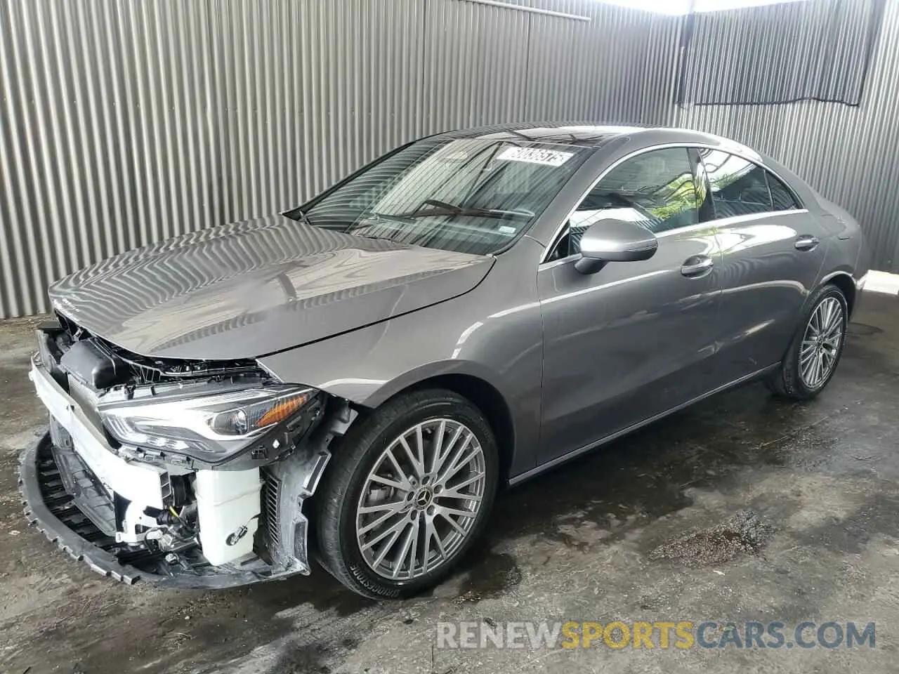 1 Photograph of a damaged car W1K5J4GB0SN527923 MERCEDES-BENZ CLA-CLASS 2025